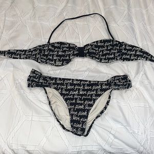 Love pink bikini set